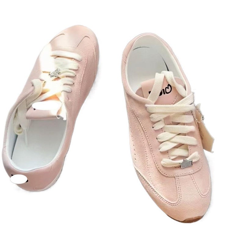 Women's Suede Leather German Trainer Sneakers - Image 5