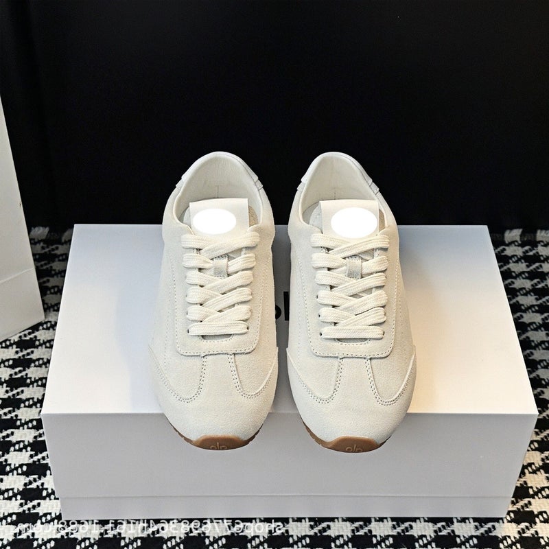 Women's Suede Leather German Trainer Sneakers - Image 2