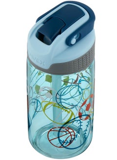 AVEX Powder Blue Flip Lid: Kids Auto Seal Freeride Water Bottle 16 oz  - Image 4