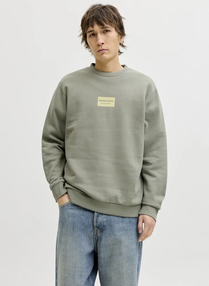 جاك اند جونز سويت شيرت بياقة دائرية