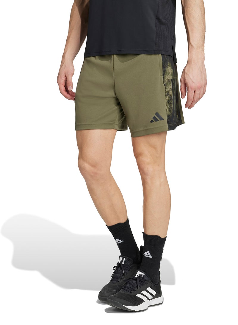 اديداس شورت تدريب أساسي بثلاث خطوط للموسم - Image 1