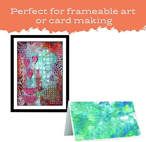 Gel Press Monoprinting Print Plates – 8” X 10” + 5” X 7” Gel Plate Value Pack - Gelli Plates - Reusable Gel Printing Plates for Press Art for Card Making, Scrapbooking, Arts and Crafts - Image 2
