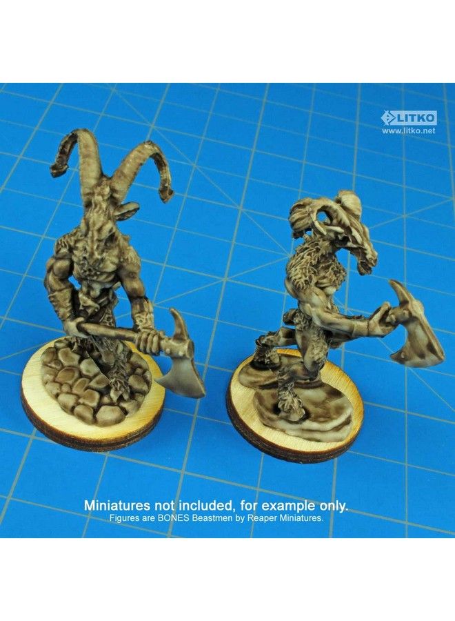 LITKO Miniatures Wargame Bases 25Mm Circular 3Mm Plywood (25) - Image 3