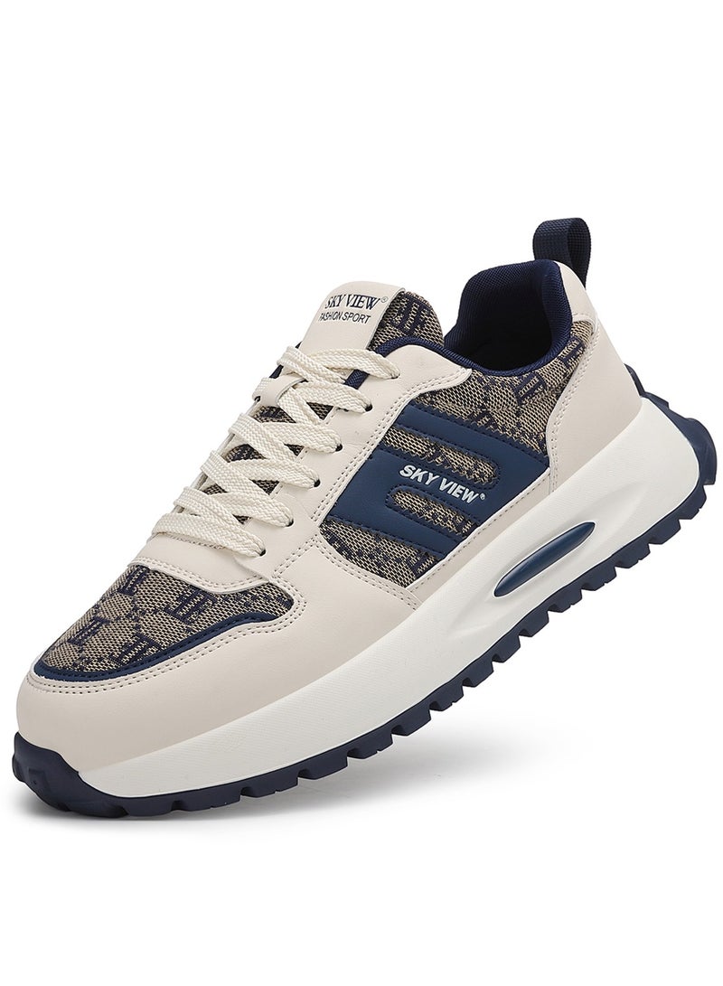 Sky View Mens fashion sneakers lightweight soft sole, comfort and non slip laced-Up casual men shoes  perfect for indoor outdoor - Image 1
