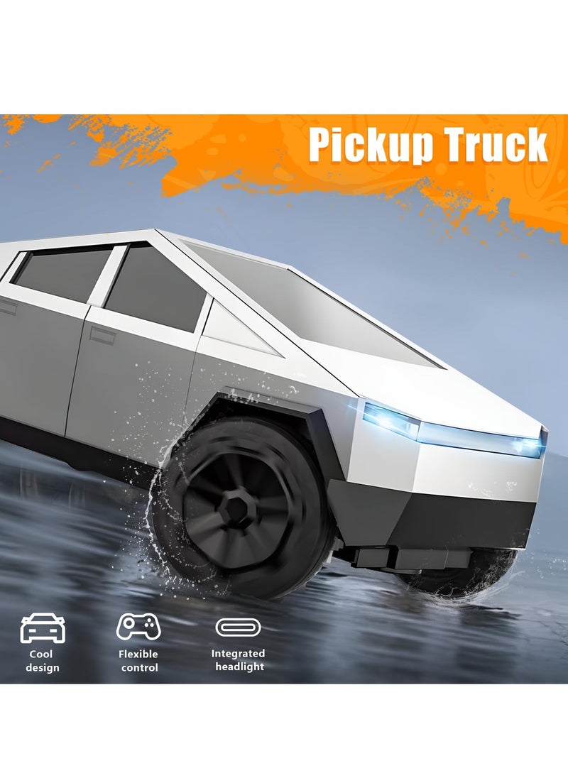 XiuWoo Remote Control Car,Cybertruck Toy car, 2.4Ghz 1/24 Scale Model Racing Car Toys Rechargeable Battery Gifts for Adults Boys  - Image 5