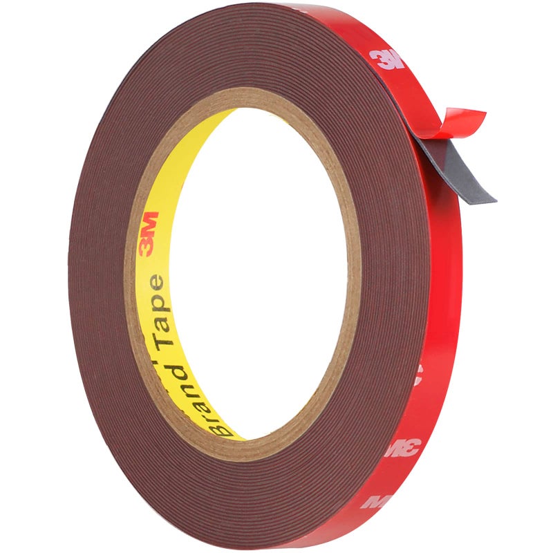 3M Double Sided Tape Heavy Duty, Waterproof Mounting Foam Tape, 33ft Length, 0.4in Width, Strong Adhesive Tape for LED Strip Lights, Automotive, Home, Office Decor, Outdoor, Made of 3M VHB Tape - Image 1