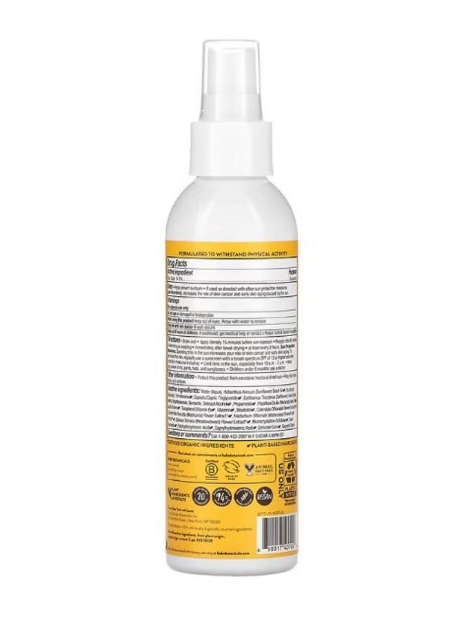بابو بوتانيكالز Swim  Sport Mineral Sunscreen Spray SPF 30 6 fl oz 177 ml - Image 2