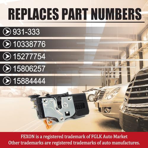 FEXON Door Latch Lock Actuator Replaces for Chevy Impala 2006-2011, Fit Rear Right 931-333 10338776 15277754 20790500 25876456 - Image 4