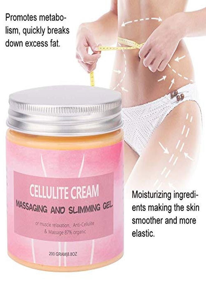 Anti Cellulite Creams, Fat Burner Slimming Cream For Abdomen, Belly And Waist - Body Shaping Cream For Weight Loss - Massage Slimming Cream (200G)