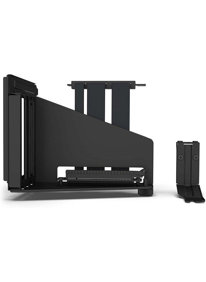 NZXT - Vertical GPU Mounting Kit - AB-RH175-B1-175 mm PCIe 4.0x16 Riser Cable - GPU Holder - Sturdy Steel Bracket - Black - Image 1