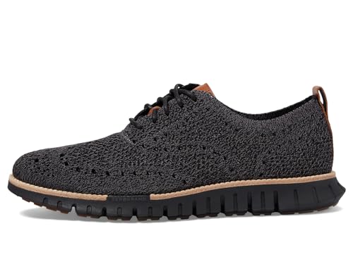 Cole Haan Mens Zerogrand Remastered Stitchlite Wing Tip Oxford, Magnet/Black, 14-M US - Image 4