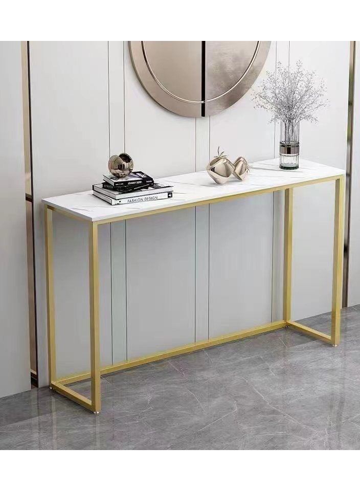 fashionhome Upgraded Modern Luxury Living Room Hallway Entry Table Styling Table Narrow Table Side View Table 100 x 30 x 75 cm - Image 4