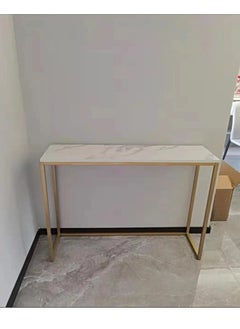 fashionhome Upgraded Modern Luxury Living Room Hallway Entry Table Styling Table Narrow Table Side View Table 100 x 30 x 75 cm  - Image 2