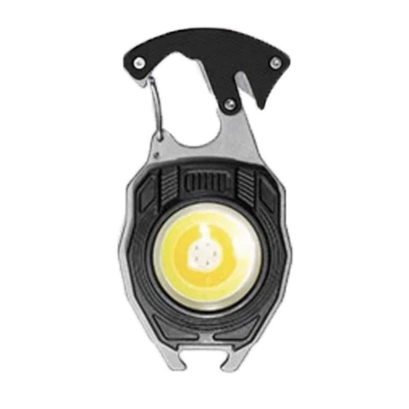 Portable Keychain Flashlight with Emergency Tools 5147 black 5147 black