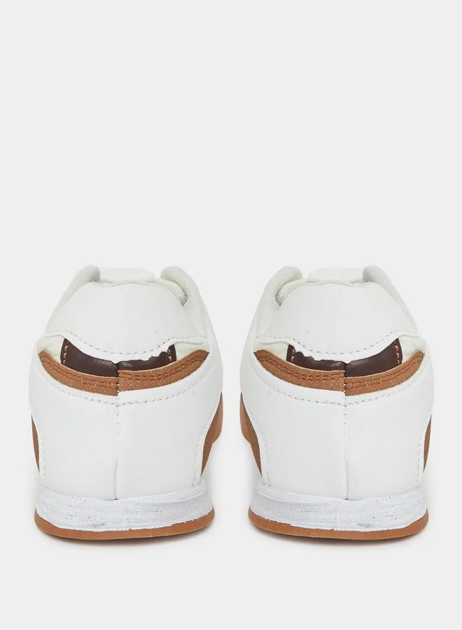 Styli Styli Color Block Lace Up Sneakers