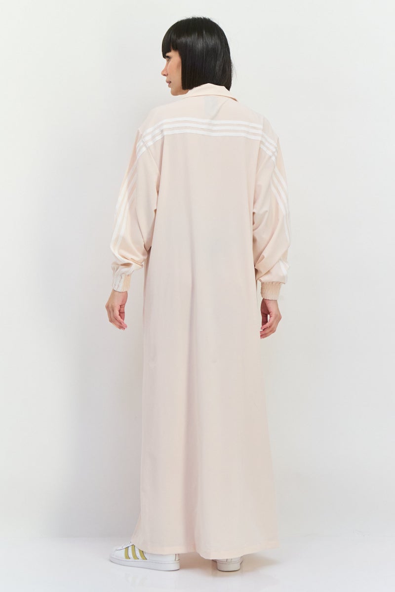 Adidas Women Sportswear Fit Outdoor Long Cover Up Jacket, Light Peach - Image 2