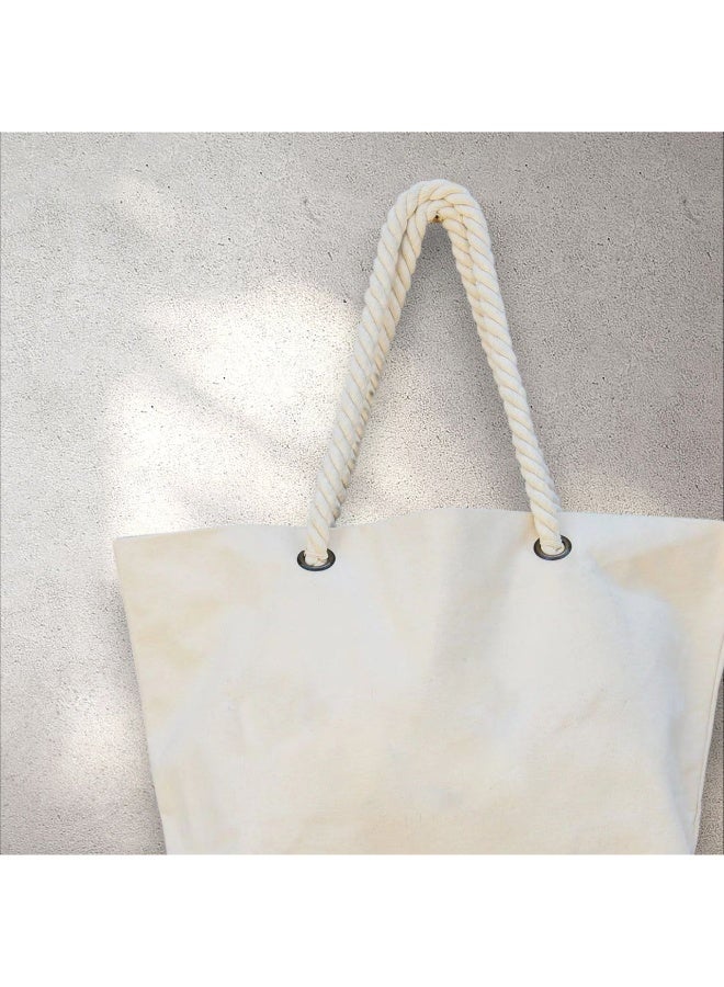 We Print, Your Gift Women's Beach Bag, Multi purpose tote bag, Summer gift, Sea bag, 47 cm *37 cm, One sided printing - Image 4