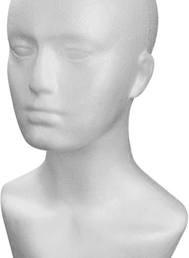 Male Foam Head Model Wig Display Mannequin For Salon Styling And Crafts - Image 1