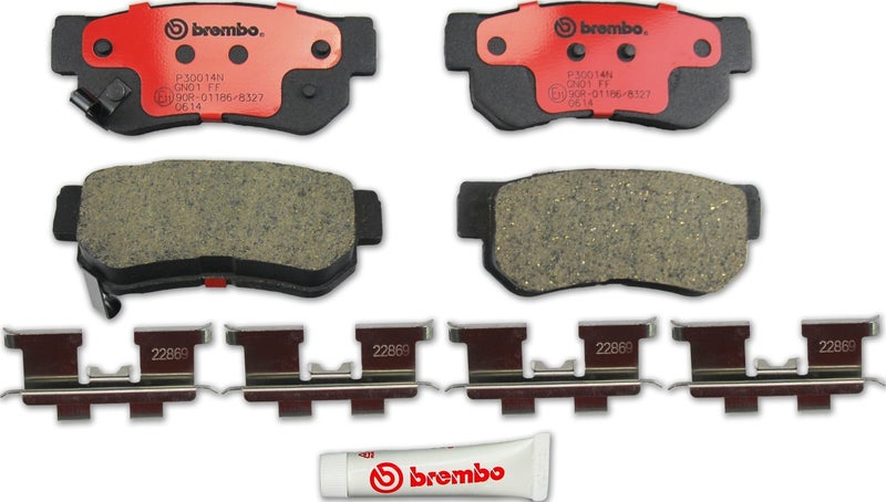 Brembo P30014N Premium Ceramic Rear Disc Brake Pad Set GACHAFEIHYUNDAIHYUNDAI BEIJINGHYUNDAI HUATAIJACKIAKIA DYK OE 583021CA10