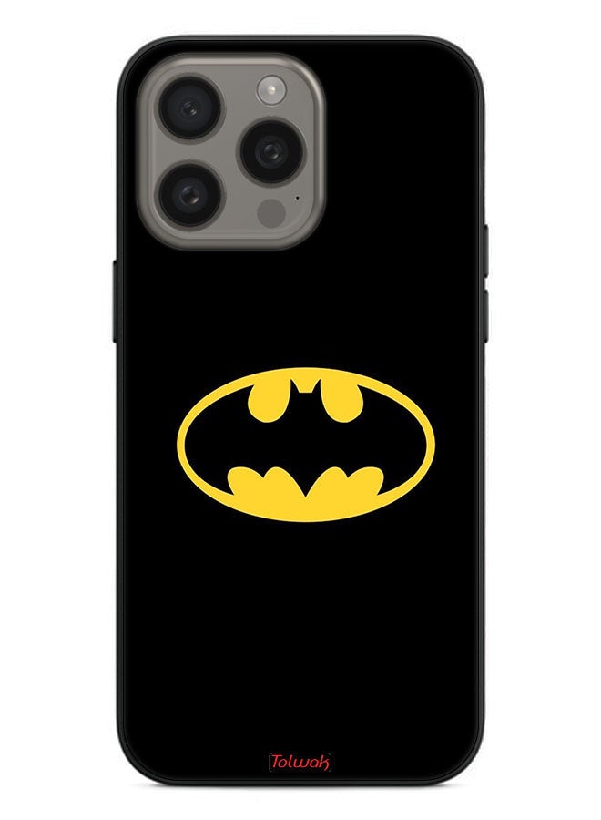 Tolwak غطاء حماية لهاتف Apple iPhone 15 Pro بشعار باتمان - Image 2