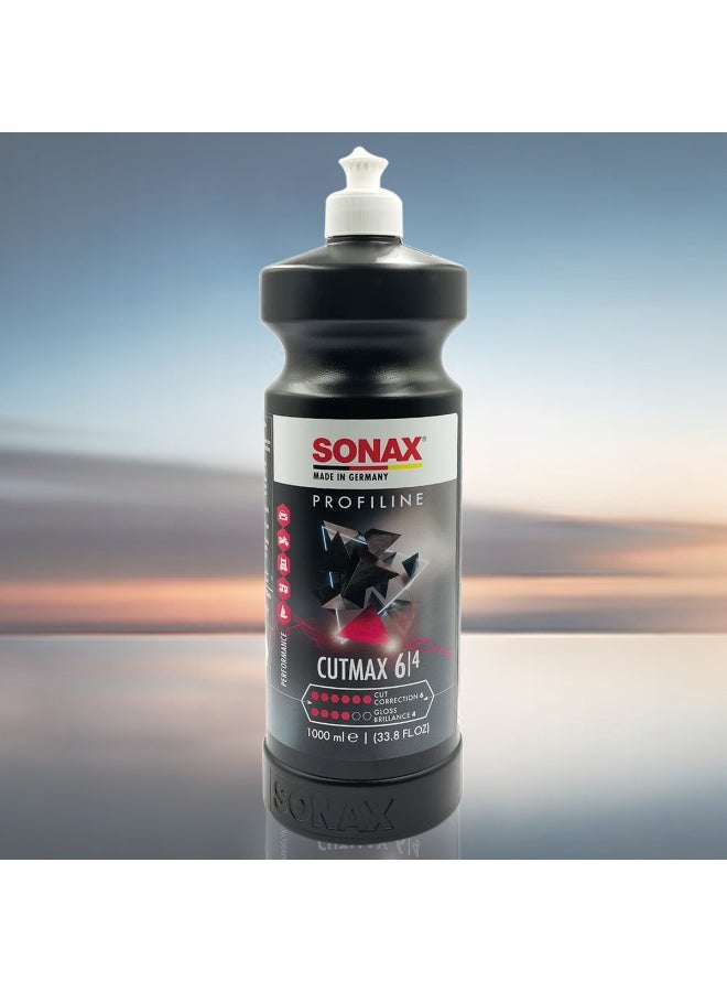 سوناكس مركب التلميع SONAX Profiline سعة 1000 مل (33.8 أونصة سائلة) — ملمع سيارات احترافي، مركب لتصحيح الطلاء وإزالة الخدوش، يمنح لمعاناً فائقاً، ملمع متخصص لأعمال التفصيل (Detailing) - Image 4