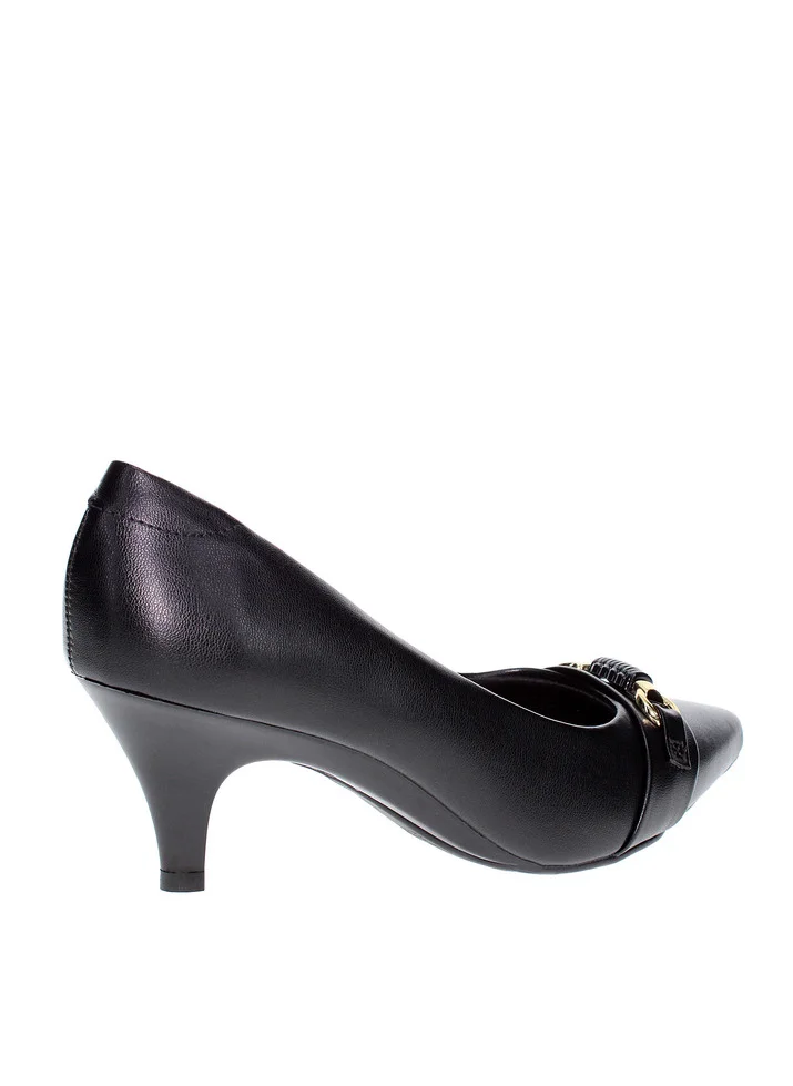 Beira Rio Cali Pointed Toe Mid Heel Pumps