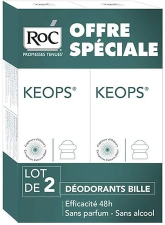 روك مزيل عرق رول أون من روك كيوبس للتعرق الشديد، 2 × 30 مل - Image 2