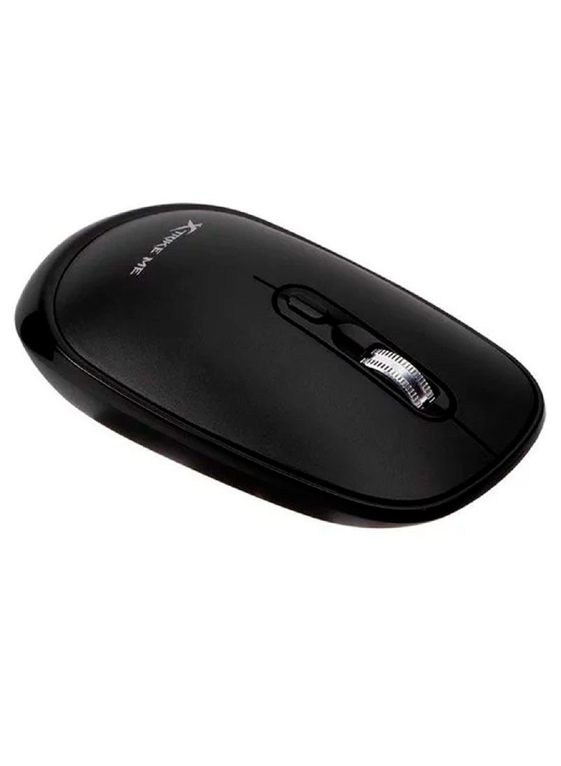 XTRIKE ME GW-119 Dual-Mode Wireless Mouse With Rechargeable Battery Black Body - Image 3
