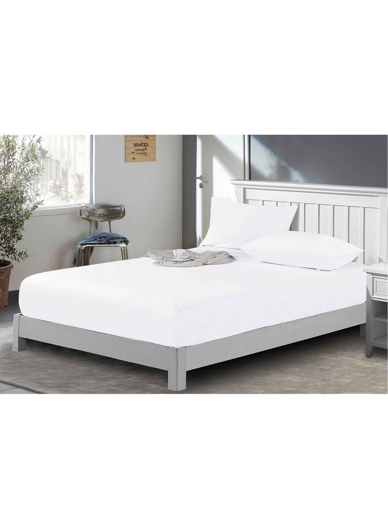 أرام شرشف سرير مطاط كامل لغطاء المرتبه من المايكروفاير الناعم متوفربعده مقاسات - Image 1