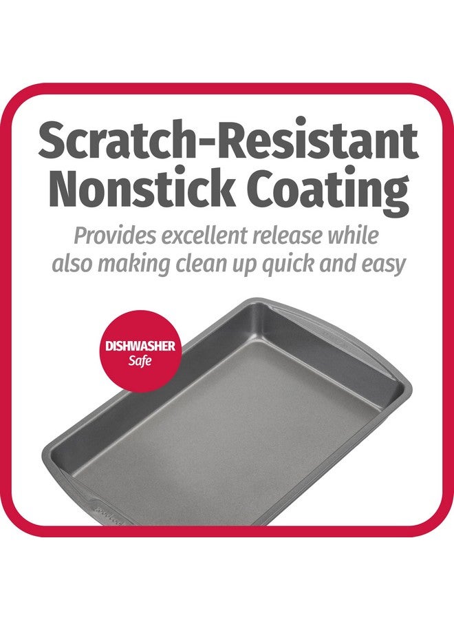 GoodCook Everyday Nonstick Steel Oblong Pan, 7" x 11", Gray - Image 4