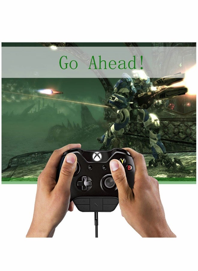 Stereo Headset Adapter for Xbox One, Audio Mic Headphone Converter, Adjust Audio Balance, Volume, Mic Directly - Image 5