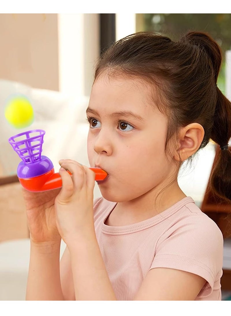 NYVIO Floating Ball Game Toy Set – 20 PCS Blow Pipe Balls for Kids | Party Favors, Return Gifts, Goodie Bag Fillers | Sensory, STEM, Stress Relief Toys for Boys & Girls Birthday Bulk Mini Toys - Image 2