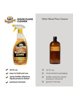Parker & Bailey Wood Floor Cleaner – Use on Hardwood, Laminated or Faux Finished Floors. Shine Restorer Protector, Surface Cleaner Supplies Home Improvement, Natural Look, Cuts Grease 22 Oz  - Image 4