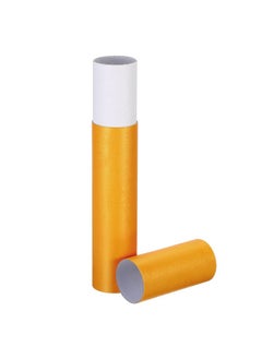 PATIKIL 2 Inch X 13 Inch Poster Tube 1Pcs Photo Storage Tube Portable Shipping Mailing Tubes Calligraphy Painting Tubes Round Carrying Case For Storing Paper Art Map Documents Yellow  - Image 1