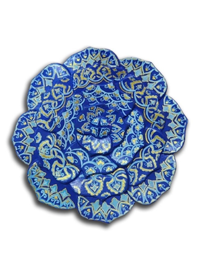 داش وتوين طبق حافة مزخرف بزخارف نباتية (كبير) - Image 2