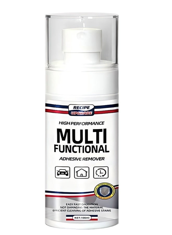 ايكانبو مزيل مواد لاصقة عالي الأداء متعدد الوظائف، مع الكاشطة، بخاخ مزيل الغراء، فك المواد اللاصقة وملصقات السيارات بسهولة، للحصول على بقايا الملصقات (100 مللي) - Image 1