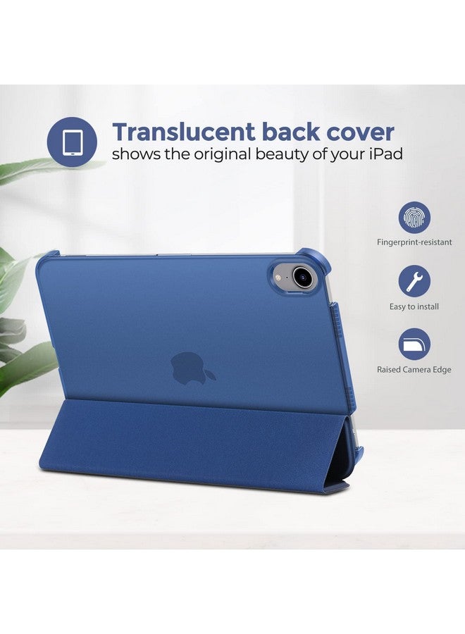 بروكاس جراب ProCase Smart لجهاز iPad Mini 7 A17 Pro 2024/iPad Mini 6 2021 مقاس 8.3 بوصة، جراب iPad Mini 7/6 من الجيل السابع، غطاء خلفي صلب لجهاز iPad Mini 8.3 بوصة من الجيل السابع A2995/A2996/A2993/الجيل السادس A2567 A2568 A2569 - كحلي - Image 3