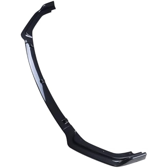 MUCO 3PCS New Front Bumper Front Lips Compatible with Infiniti Q50 Base 2018 2019 2020 2021 2022 2023 2024 Car Front Spoiler-Carbon Fiber Look Front Spoiler Not Fit Q50 Sport - Image 5