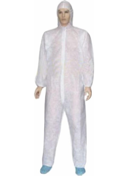 Mege 10 Pieces - Disposable Coverall 40 Gr - Disposable Coverall 