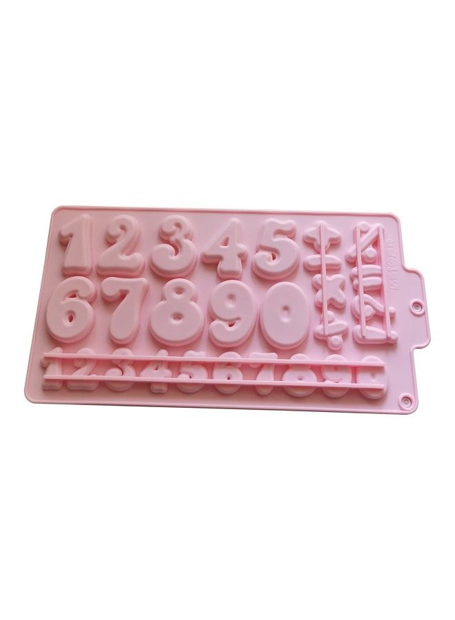 Large Numbers Silicone 3D Chocolates Decorating  Mold - Image 1