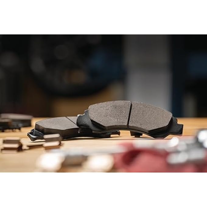 ريحني مجموعة وسادة الفرامل القرصية الأمامية السيراميكية ACDelco Silver 14D1169ACHF1 مع مشابك - Image 2