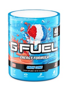 G Fuel Snow Cone Game-Changing Elite Energy Powder, Sharpens Mental Focus And Cognitive Function, Zero Sugar, Supports Immunity And Enhances Mood 9.8 Oz (40 Servings)  - Image 1