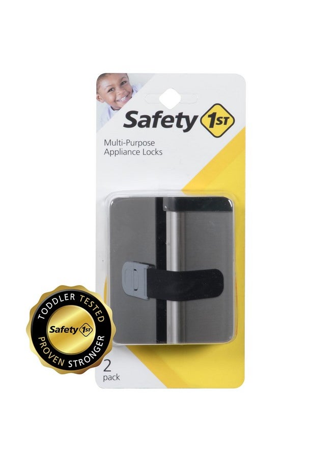 SAFETY 1St Multi Purpose Plastic Appliance Lock Decor 2 Count (Packaging May Vary)  - Image 1