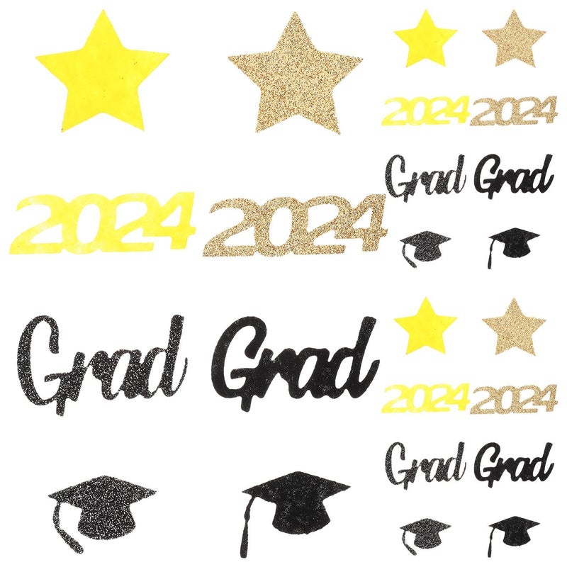 Gold Confetti Scatters Glittering Non Woven Cloth Filler For Table Decoration Graduation Party - Image 2
