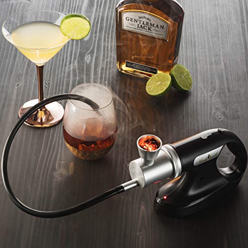 Mitbak Cocktail Smoker Kit With Dome Lid, Woodchips, and Portable Smoking Gun - Indoor-Outdoor Smoke Infuser for Whiskey and Bourbon - Excellent Gift for Men - Image 3