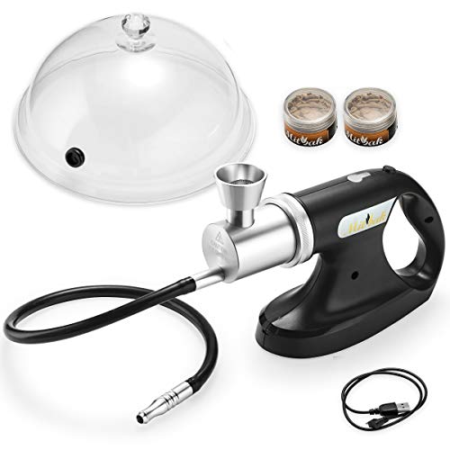 Mitbak Cocktail Smoker Kit With Dome Lid, Woodchips, and Portable Smoking Gun - Indoor-Outdoor Smoke Infuser for Whiskey and Bourbon - Excellent Gift for Men - Image 1