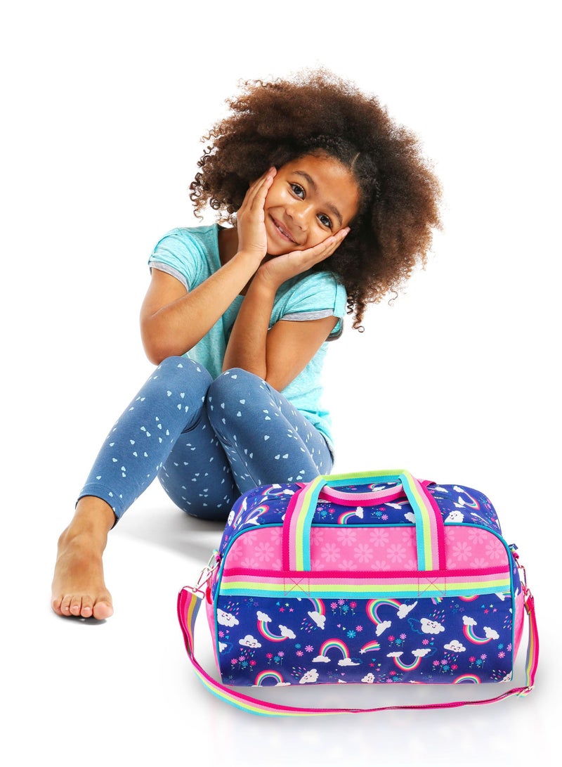 Stephen Joseph حقيبة دفل مطبوعة بالكامل باللونين الوردي والأزرق - Image 2