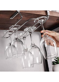 Stainless Steel Wine Glass Holder Under Cabinet Stemware Rack