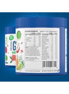 Applied Nutrition Critical Greens Multivitamin - Apple Burst - (30 Servings)  - Image 2