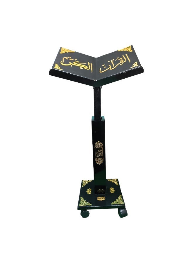 حامل مصحف خشبي فاخر اسود صناعة تركية - Image 5